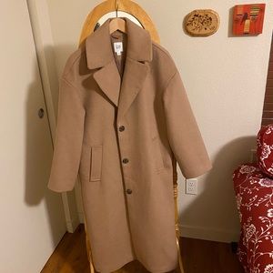 GAP oversized camel coat